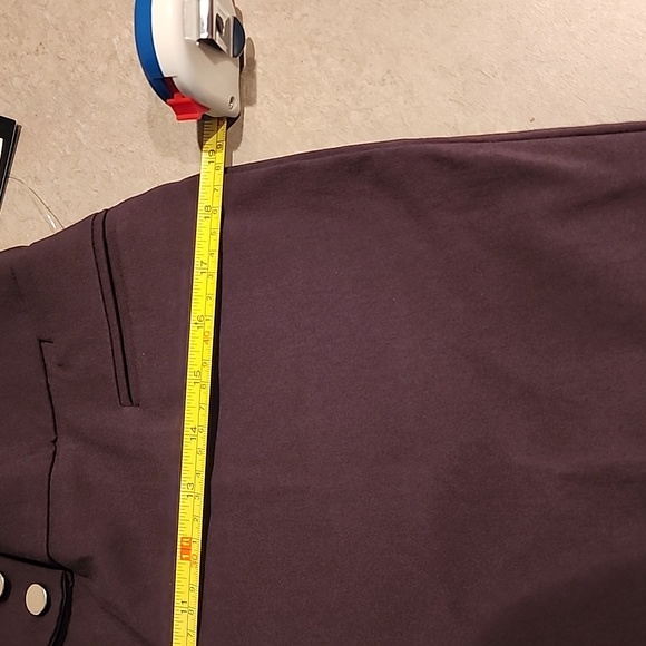 STYLE & CO Women's Tummy Control Comfort Waist Brown Dress Pants Size 12 Petite - Picture 15 of 16